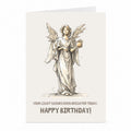 Angel Birthday Card | Spiritual Light and Blessing Greeting Card