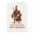 Ares Birthday Card | Greek Mythology Warrior Greeting Card