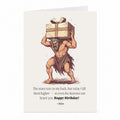 Atlas Birthday Card | Greek Mythology Greeting Card