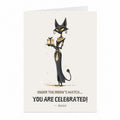 Bastet Birthday Card | Egyptian Mythology Cat Goddess Card