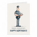 Police Officer Birthday Card | Off Duty Celebration Greeting Card