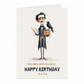 Edgar Allan Poe Birthday Card | Gothic Literary Greeting Card
