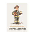 Firefighter Birthday Card | Hero Celebration Greeting Card