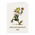 Frog Prince Love Card | Whimsical Fairy Tale Romance Card