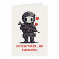 Tactical Gamer liefdeskaart – gaming ontwerp van JustTheCardGuy