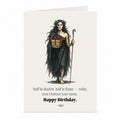 Hel Birthday Card | Norse Goddess Gothic Card