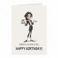 Smooth Pop Star Birthday Card | Funny Music Fan Greeting Card