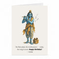 Krishna Birthday Card | Hindu Mythology Greeting Card