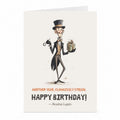 Arsène Lupin Birthday Card | Literary Gentleman Thief Card