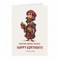 Marco Polo Birthday Card | Explorer and Travel History Greeting Card