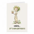 Medusa Birthday Card | Funny Greek Mythology Card for Her
