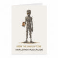 Mummy Birthday Card | Funny Ancient Egypt Horror Greeting Card