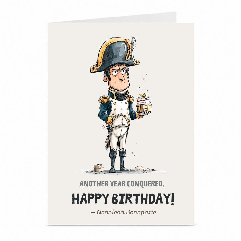 Napoleon Birthday Card | Funny Historical Birthday Card