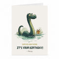 Nessie Birthday Card | Funny Loch Ness Cryptid Greeting Card