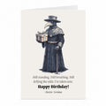 Plague Doctor Birthday Card | Gothic Horror Greeting Card
