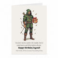 Robin Hood Birthday Card | Medieval Legend Greeting Card