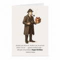 Sherlock Holmes Birthday Card | Funny Detective Greeting Card