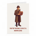 Sherlock Holmes Liebeskarte – Literatur-Motiv von JustTheCardGuy
