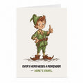 Robin Hood aanmoedigingskaart – middeleeuwse fantasy ontwerp van JustTheCardGuy