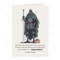 Tarnished Knight Birthday Card | Dark Fantasy Warrior Greeting Card