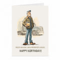 Truck Driver Birthday Card | Miles and Memories Greeting Card