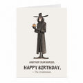 Undertaker Birthday Card | Dark Funeral Humour Greeting Card