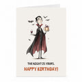 Gothic Vampire Birthday Card | Funny Dark Horror Greeting Card