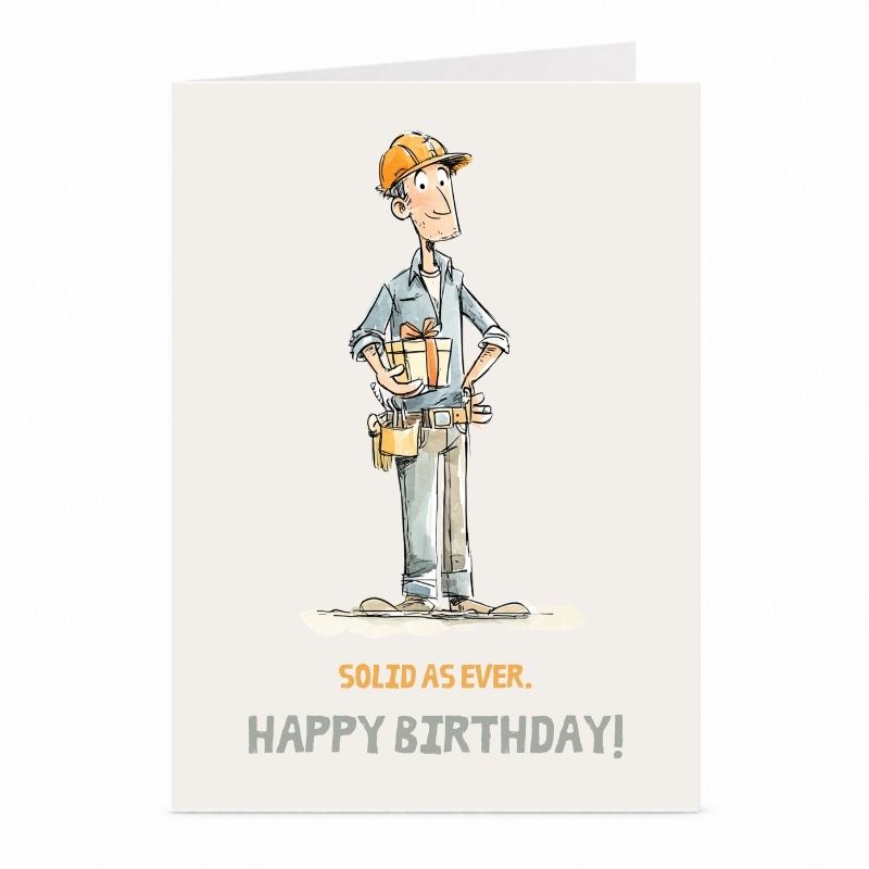 Truck Driver Birthday Card | Miles and Memories Greeting Card
