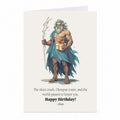 Zeus Birthday Card | Greek Mythology Greeting Card