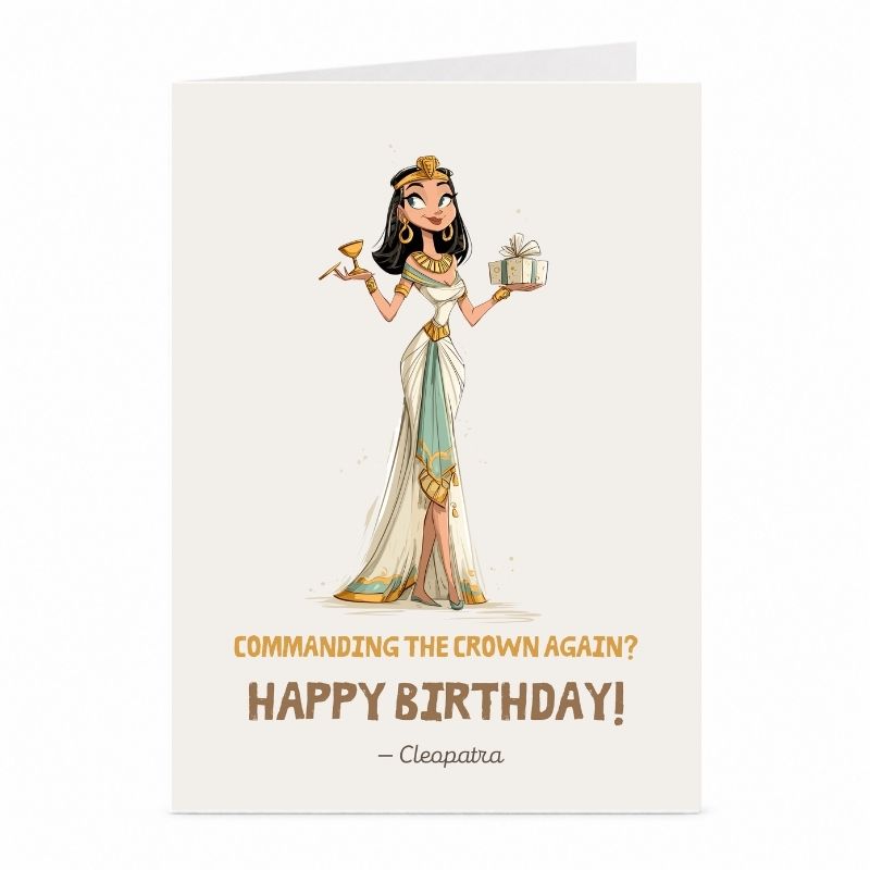 Julius Caesar Birthday Card | Roman History Greeting Card